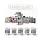 Harry Potter Diagon Alley Collection - Ollivander's Shop, Quidditch Supplies, Madam Malkin's, Weasleys' Wizard Wheezes: 1175 Pcs